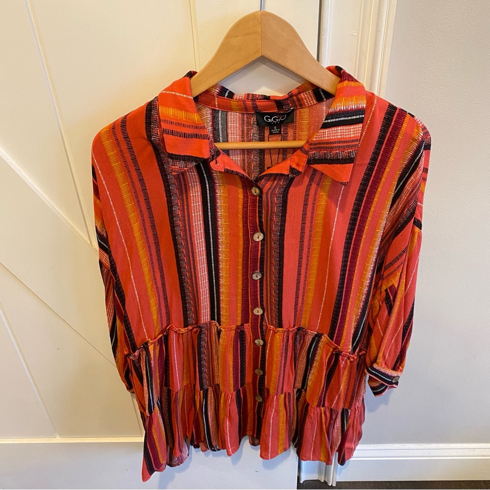NWT Gigio Tiered Babydoll Top